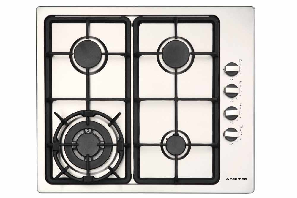 Hob Dimoda 600mm 3x Gas Wok Stainless Steel
