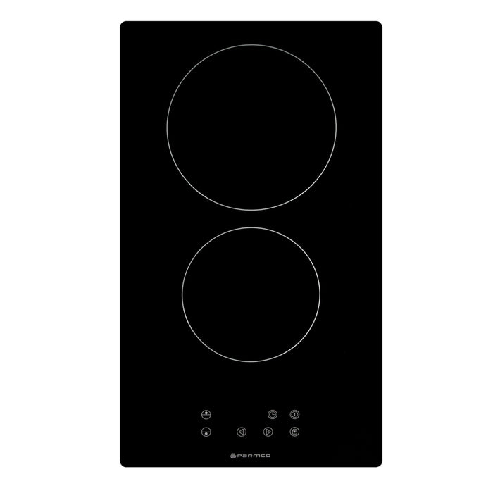 Hob 300mm 2Element Electric Cooktop Stainless Steel