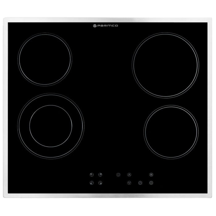 Hob 600mm Ceramic Stainless Steel Trim Touch Control
