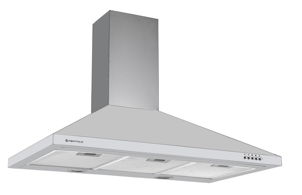Styleline Canopy Rangehood LED 900mm S/Steel