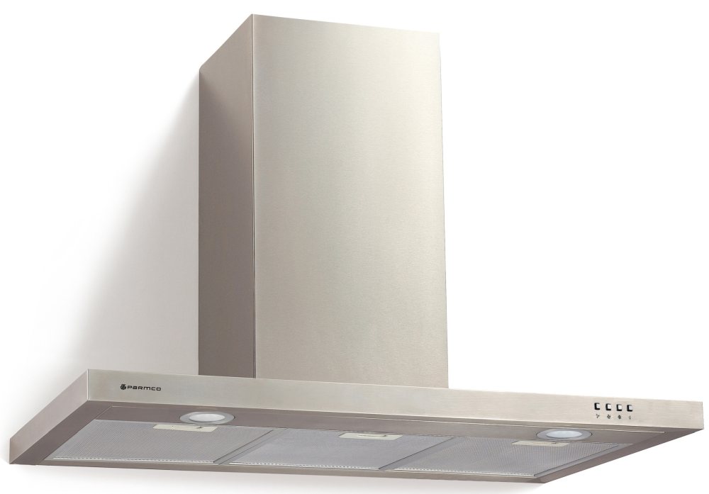 Box Canopy Rangehood LED 900mm LED S/Steel