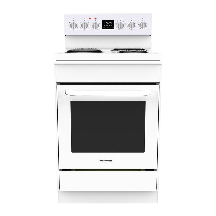 Stove Freestanding 60cm White Radiant 8 Function