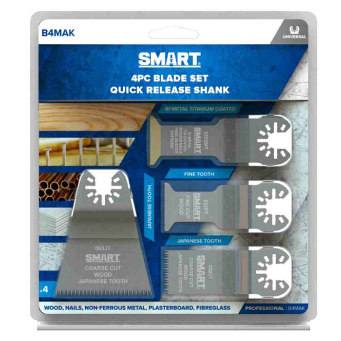 Smart Multitool Professional Range Blade Kit 4pc