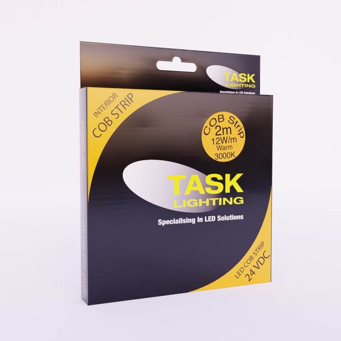 Task LED Cob Strip Pack 12W/m 24VDC 2m Warm White