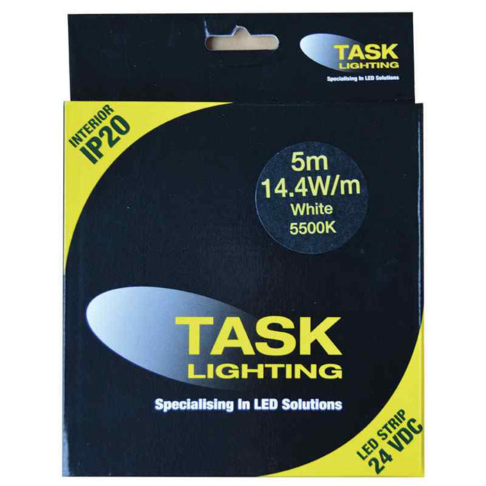 Task LED Strip Pack 14.4W/m 24VDC 5m White