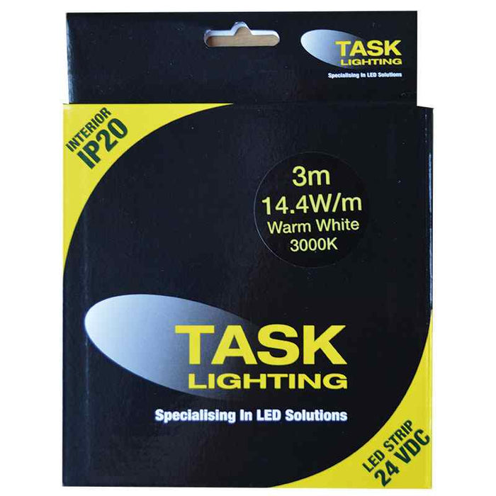 Task LED Strip Pack 14.4W/m 24VDC 3m Warm White