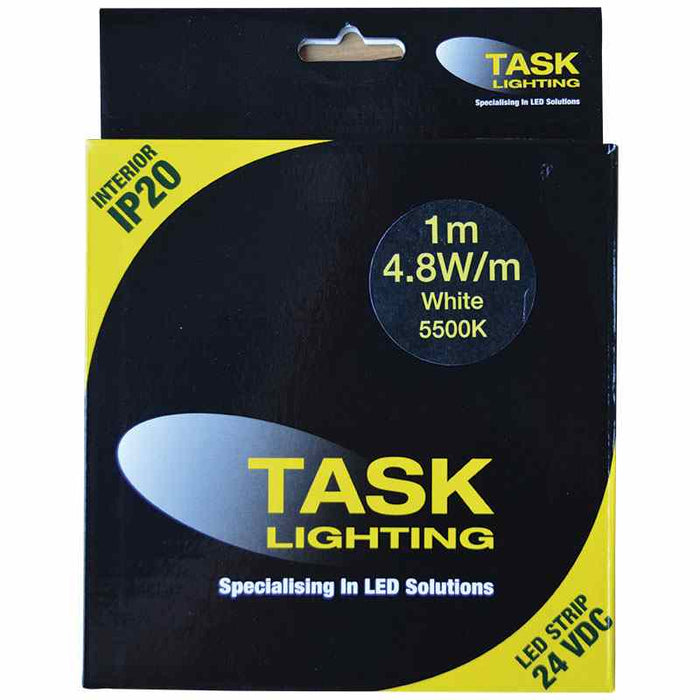 Task LED Strip Pack 4.8W/m 24VDC 1m White