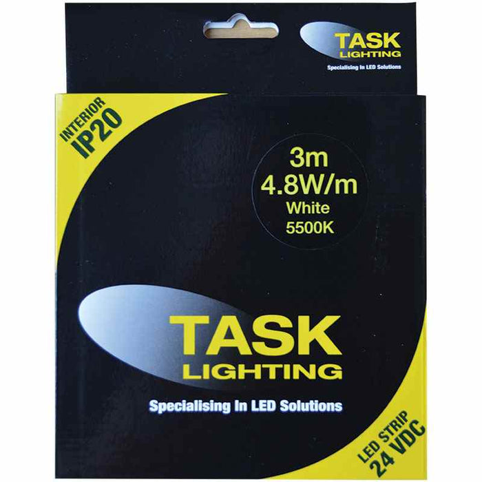 Task LED Strip Pack 4.8W/m 24VDC 3m White
