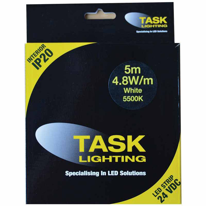 Task LED Strip Pack 4.8W/m 24VDC 5m White