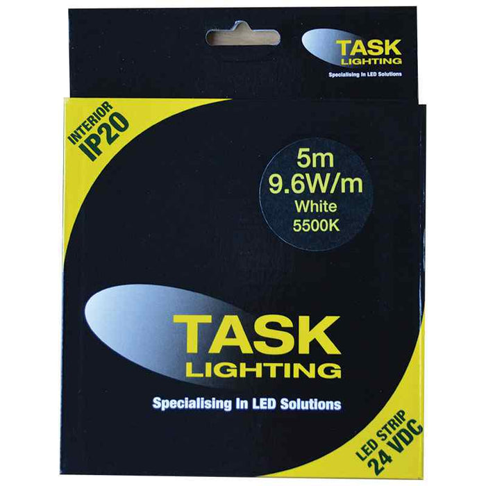 Task LED Strip Pack 9.6W/m 24VDC 5m White