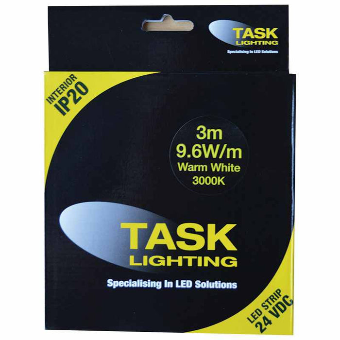 Task LED Strip Pack 9.6W/m 24VDC 3m Warm White