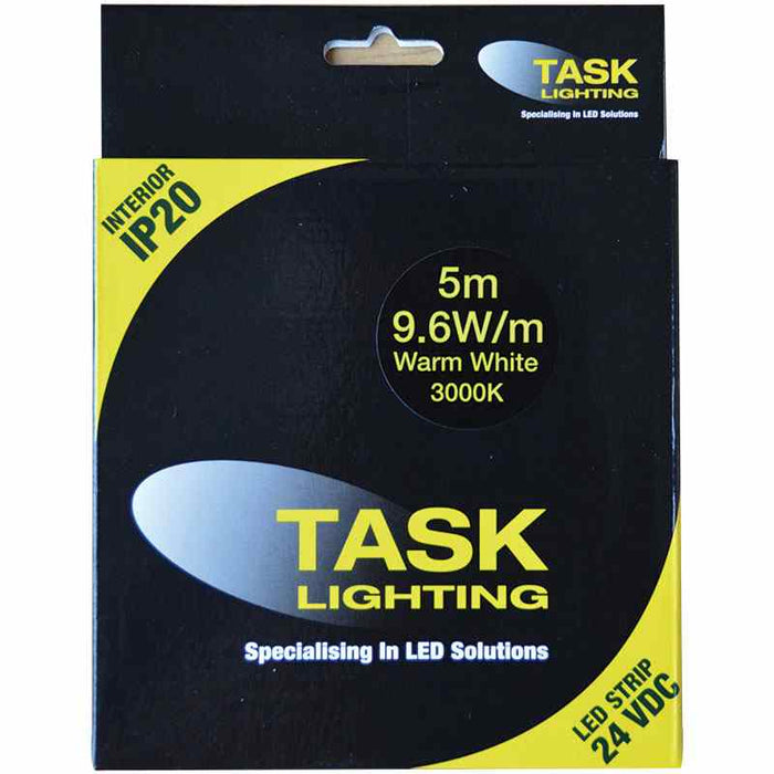 Task LED Strip Pack 9.6W/m 24VDC 5m Warm White