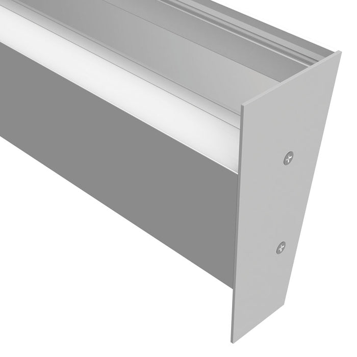 Task LED Channel 630 Slim Wall Mount Up Down & Opal Lens