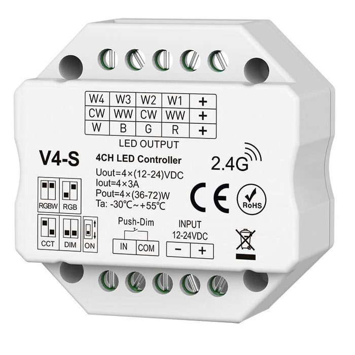 Task RGBW Controller 4Ch 3A 12/24V IP20