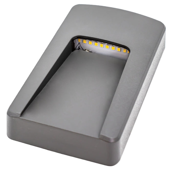 Task LED Exterior Wall Light Rectangle 3W 3K IP65
