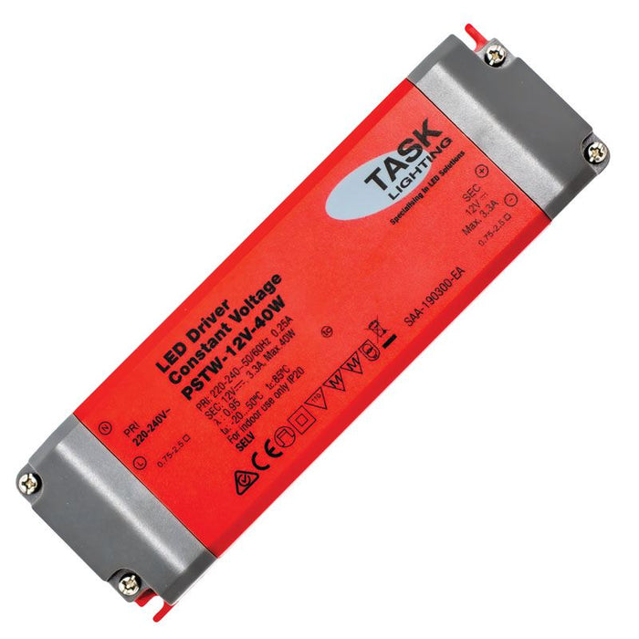 Task LED Driver 40W 12V IP20 Constant Voltage