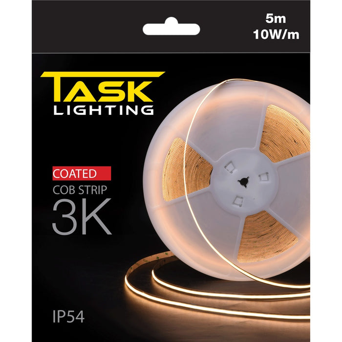 Task LED Cob Strip Pack 5m 10W/m 24V 3K IP54