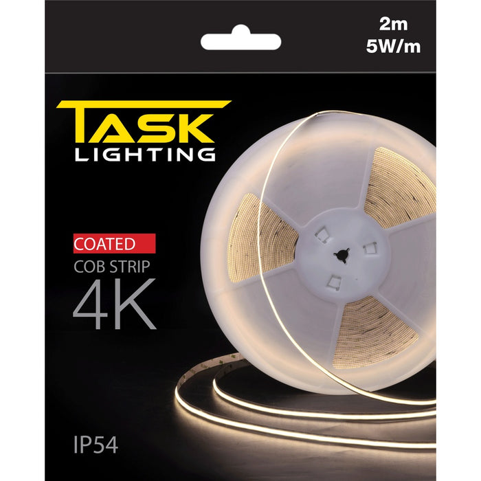 Task LED Cob Strip Pack 2m 5W/m 24V 4K IP54