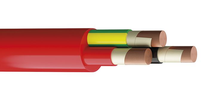 Cable 70mm 4c + Earth Firestop Flex FS110 Red
