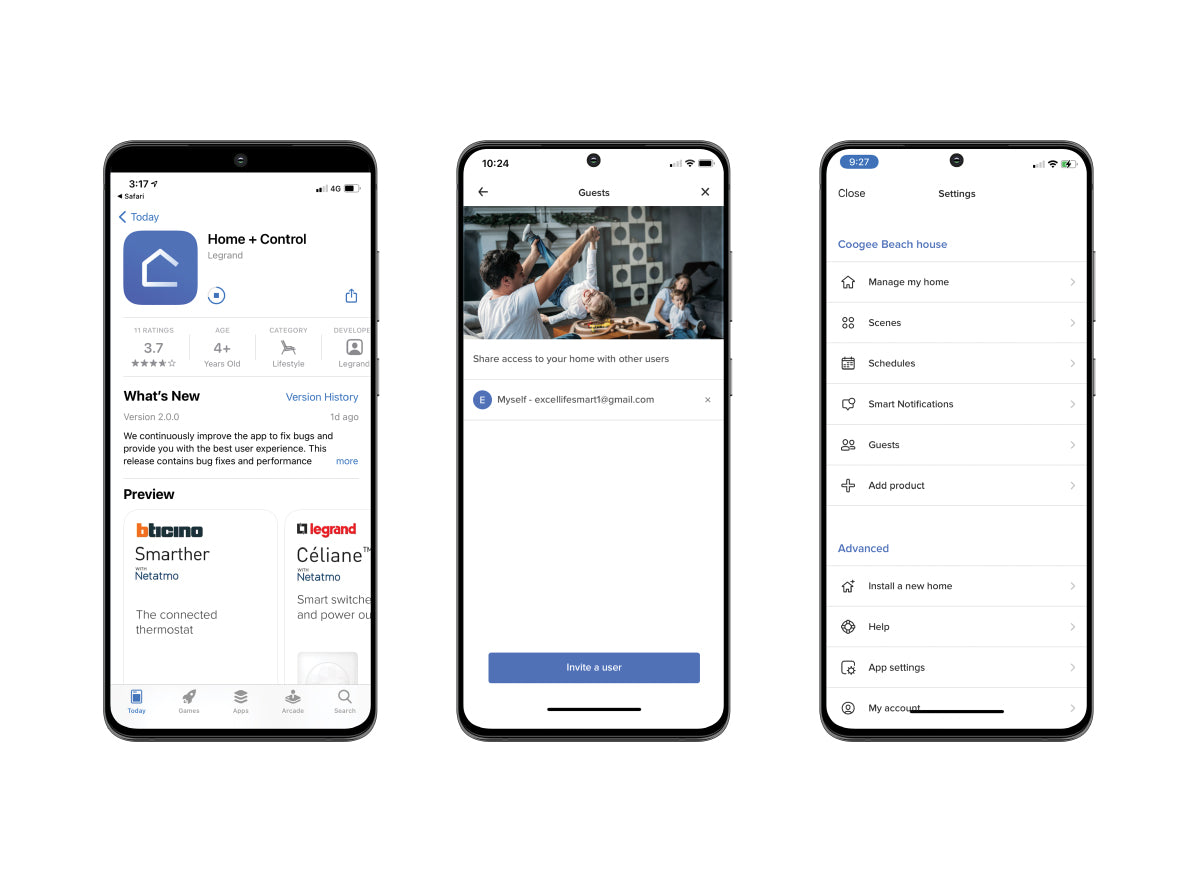 Wherever you are, control your connected home