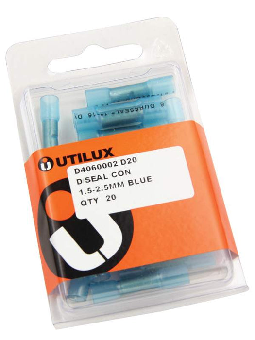 Duraseal Connector Blue 2.5mm to 1.5mm (Pkt20)