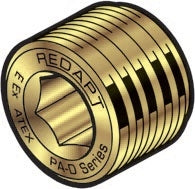 Stop Plug Nickel 1/2in NPT Plated EXD