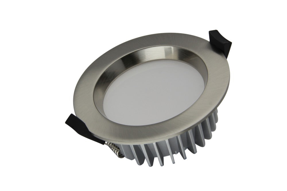 Downlight LED 13W WW Br Chrome 92mm Cut Out & Dim Driver