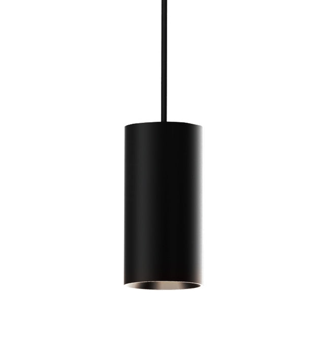 PD02 Cylindrical Pendant 10W 3k 36Deg 80 x 130mm Black