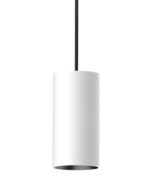 PD02 Cylindrical Pendant 18W 3k 36Deg 80 x 136mm White