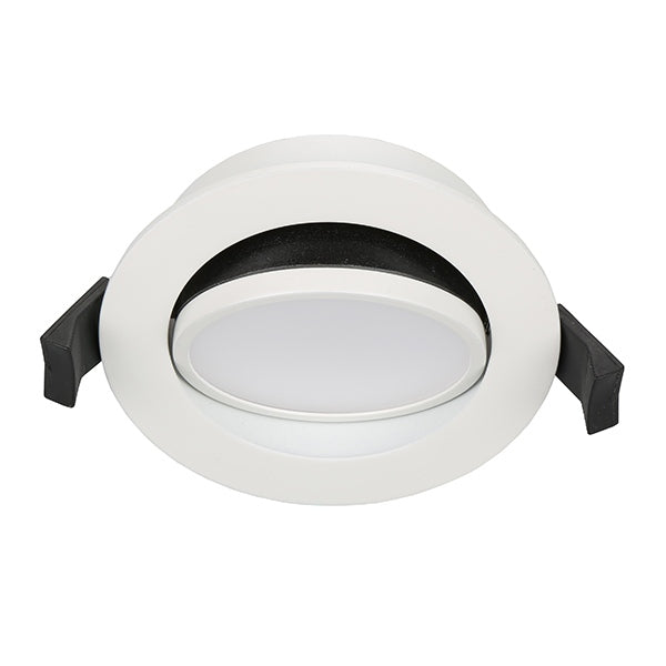 Downlight CCT Tilt 10W 90mm cut out white IP20