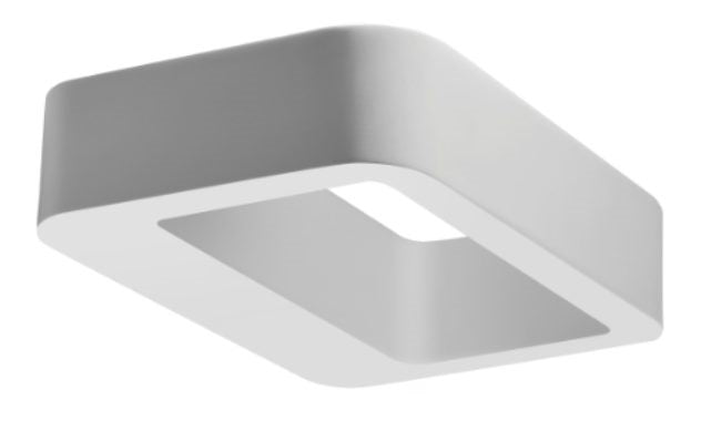 Lilly LED Up-Down Wall Light Round Edge 7W 4K White
