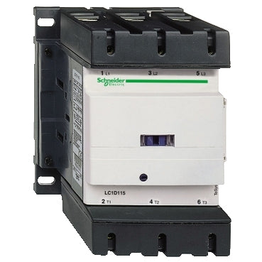 Tesys Contactor 3P 55kW 115A 415VAC 50/60Hz 1N/O 1N/C