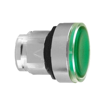 ZB4 Pbutton Head Illum Flush Latch Green