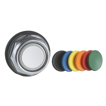 Pbutton 30mm Flush Multicolour