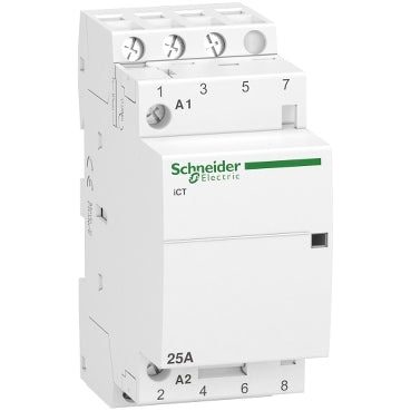 CT Contactor 3N/O 25A 240VAC