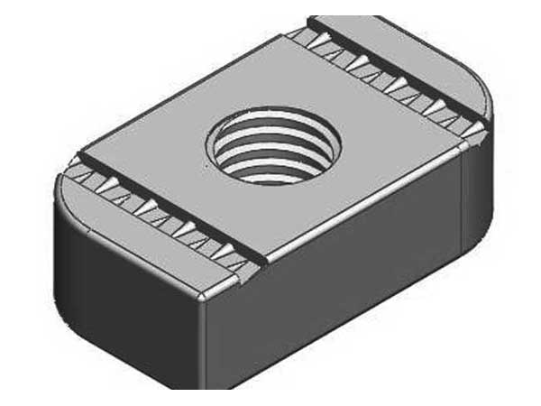 Nut P3008M10H Stainless Steel Less Spring