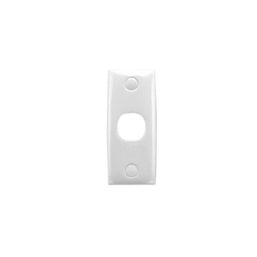 Plate Std Architrave 1Gang White