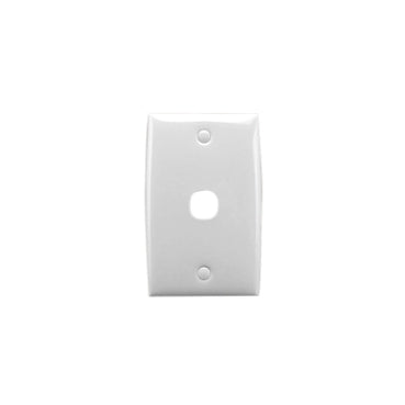Plate Std 1Gang White