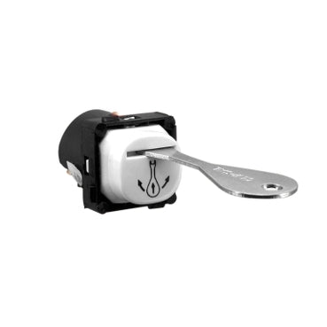 Switch Mech Toggle Key Actuated 20A 250V White