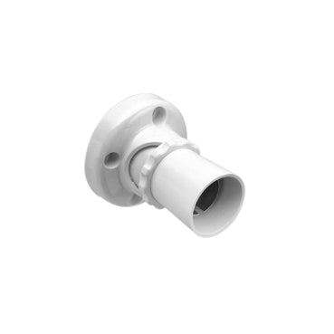 Batten Holder BC Adj White