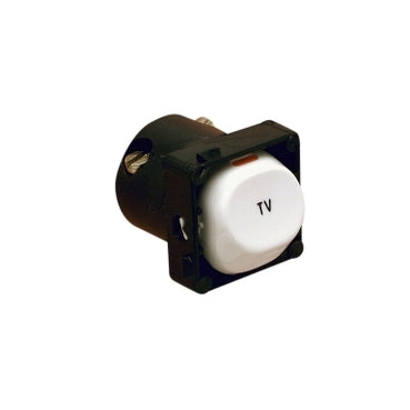 Switch Mech 10A Engraved (TV) White