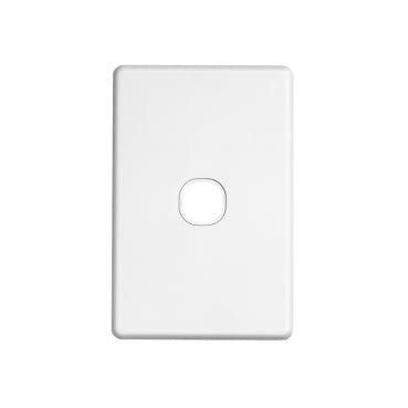 Grid & Cover Plate 1Gang White