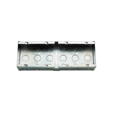 Flush Box 1Gang Deep Concrete with Sliding Nut