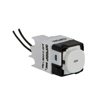 Pushbutton Switch Momentary LED 20A 16AX White