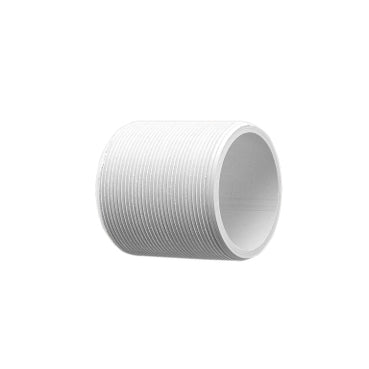 Conduit Screwed Nipple 50mm PVC Grey