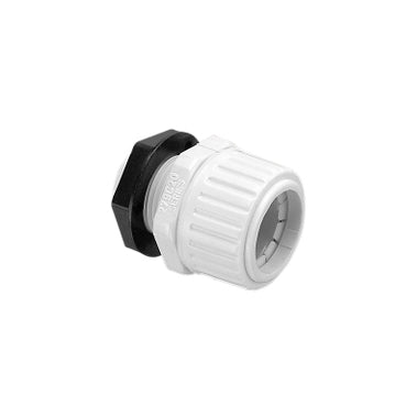 Conduit Straight Adaptor 20mm Grey