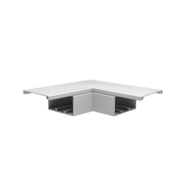 Trunking Elbow Flat 50 x 50mm Grey