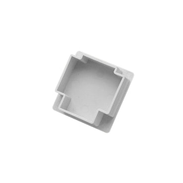 Trunking Plug End 100 x 50mm Grey