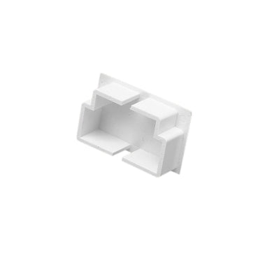 Trunking Plug End 40 x 25mm White