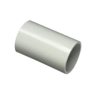Conduit Plain Coupling 25mm PVC Grey